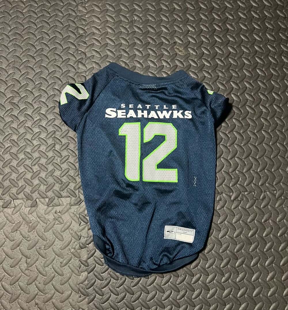 Pets First Seattle Seahawks #12 NFL Dog Jersey